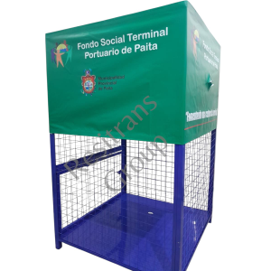ESTACIÓN DE RECICLAJE EN FORMA DE TORRE